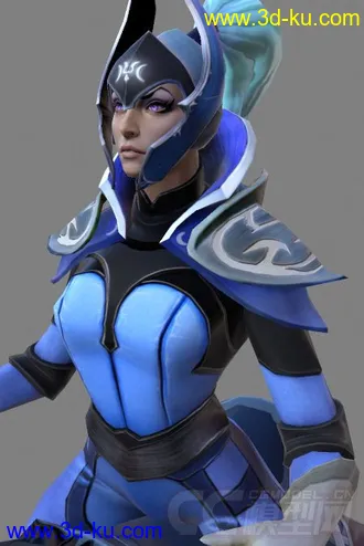[整理]DOTA2角色模型_露娜的图片