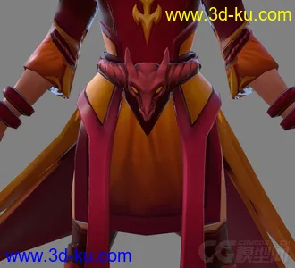 [整理]DOTA2角色模型_莉娜的图片