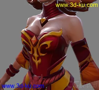 [整理]DOTA2角色模型_莉娜的图片