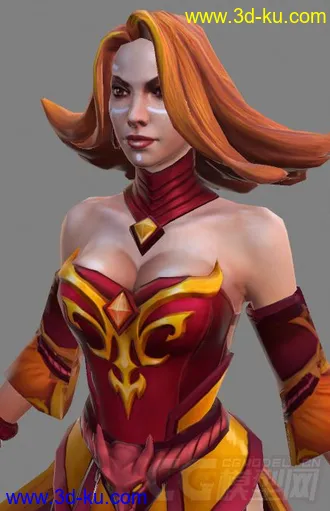 [整理]DOTA2角色模型_莉娜的图片