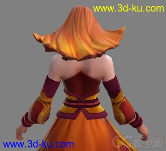 [整理]DOTA2角色模型_莉娜的图片