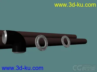 3D打印模型管道、阀门、管件的图片