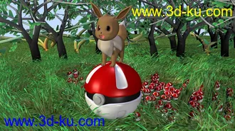 3D打印模型卡通小动物的图片