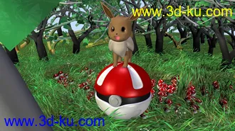 3D打印模型卡通小动物的图片