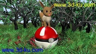 3D打印模型卡通小动物的图片
