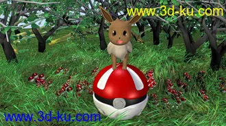 3D打印模型卡通小动物的图片