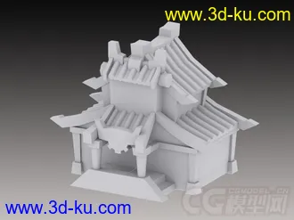 3D打印模型卡通房子的图片