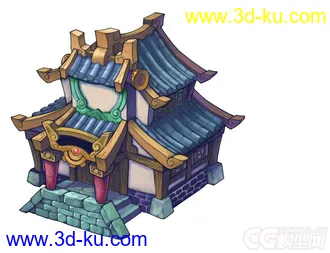 3D打印模型卡通房子的图片
