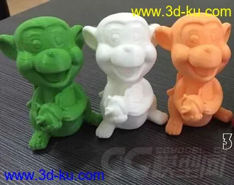小猴子3D打印模型的图片