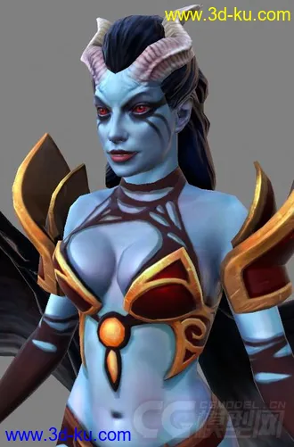 [整理]DOTA2角色模型_痛苦女王的图片