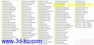 [整理]DOA5角色模型_红叶_忍者的图片