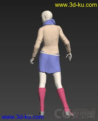 3D打印模型模特 女人的图片