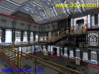 3D打印模型科幻系列——太空站 未来监控室 未来火星空间站 科幻补给屋 太空休息房 太空仓库的图片