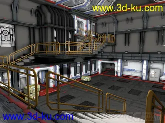 3D打印模型科幻系列——太空站 未来监控室 未来火星空间站 科幻补给屋 太空休息房 太空仓库的图片