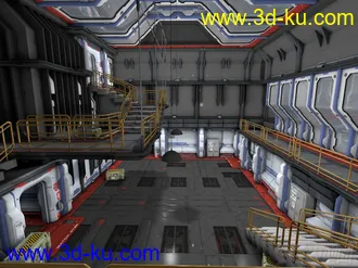 3D打印模型科幻系列——太空站 未来监控室 未来火星空间站 科幻补给屋 太空休息房 太空仓库的图片