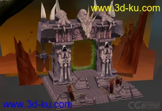 3D打印模型山口山场景的图片