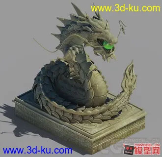 2.5D龙台子模型的图片