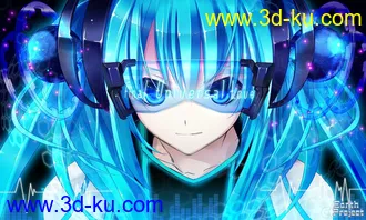 一些初音的模型的图片