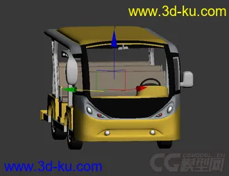 3D打印模型观光电瓶车的图片