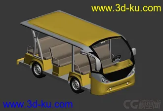 3D打印模型观光电瓶车的图片