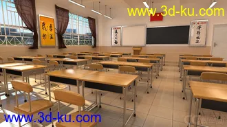 教室模型的图片