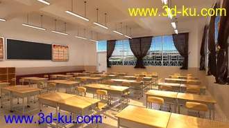 教室模型的图片