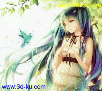 一些初音的模型··· 带材质和骨骼的图片