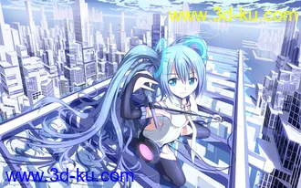 一些初音的模型··· 带材质和骨骼的图片