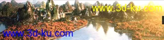 3D打印模型桂林山水的图片