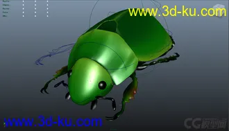 3D打印模型甲壳虫的图片