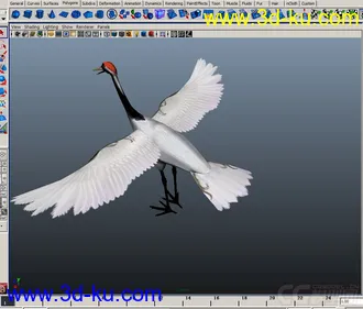 3D打印模型仙鹤的图片