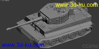 3D打印模型德军坦克收集(图)的图片