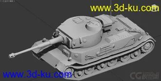3D打印模型德军坦克收集(图)的图片