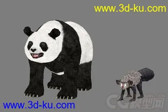 【ZOO动物园】全套共70个动物模型+贴图 企鹅 乌龟 狮子 鸵鸟 猩猩 骆驼 大象等的图片