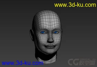 3D打印模型男性头像未塌陷的图片