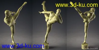 3D打印模型肌肉 人体 男性superAverageMan的图片