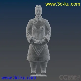 3D打印模型超写实兵马俑的图片