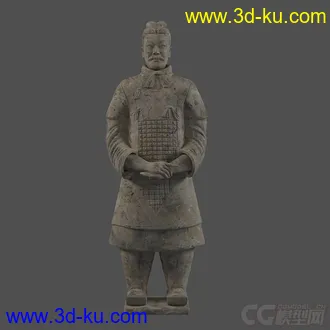 3D打印模型超写实兵马俑的图片