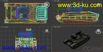 [全套军事模型]中型坦克系列独立分包Obj+贴图+MAX2012下载（不断更新）的图片