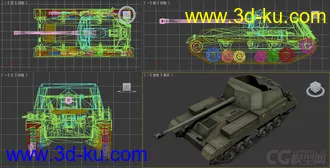 [全套军事模型]中型坦克系列独立分包Obj+贴图+MAX2012下载（不断更新）的图片