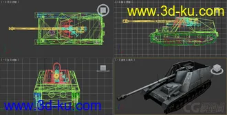 [全套军事模型]中型坦克系列独立分包Obj+贴图+MAX2012下载（不断更新）的图片
