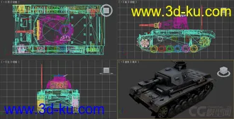 [全套军事模型]中型坦克系列独立分包Obj+贴图+MAX2012下载（不断更新）的图片