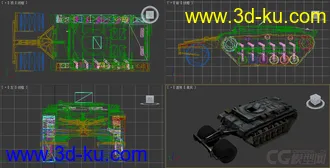 [全套军事模型]中型坦克系列独立分包Obj+贴图+MAX2012下载（不断更新）的图片