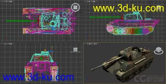 [全套军事模型]中型坦克系列独立分包Obj+贴图+MAX2012下载（不断更新）的图片
