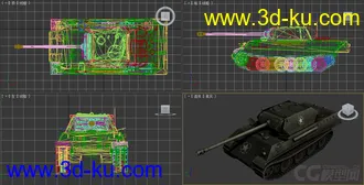 [全套军事模型]中型坦克系列独立分包Obj+贴图+MAX2012下载（不断更新）的图片