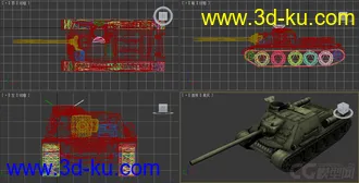 [全套军事模型]中型坦克系列独立分包Obj+贴图+MAX2012下载（不断更新）的图片