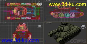 [全套军事模型]中型坦克系列独立分包Obj+贴图+MAX2012下载（不断更新）的图片
