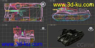 [全套军事模型]中型坦克系列独立分包Obj+贴图+MAX2012下载（不断更新）的图片