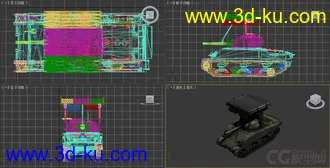 [全套军事模型]中型坦克系列独立分包Obj+贴图+MAX2012下载（不断更新）的图片