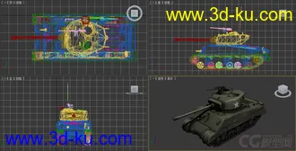 [全套军事模型]中型坦克系列独立分包Obj+贴图+MAX2012下载（不断更新）的图片